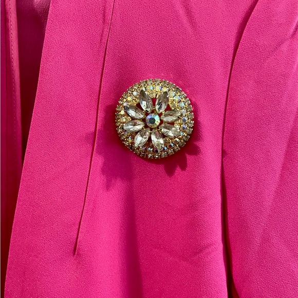 Vintage Aurora Borealis Rhinestone Brooch - Picture 9 of 9